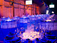 Corporate events and gala dinners